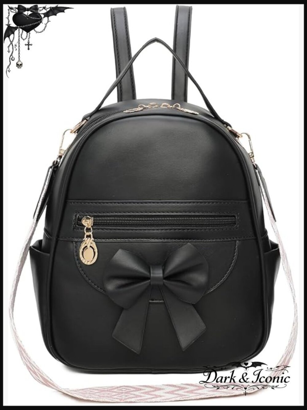 Mini Backpack Cute Bowknot Leather Small Shoulder Bag Fashion Handbag